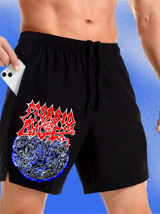 Versatile Gym & Streetwear Shorts (Morbid Angel)