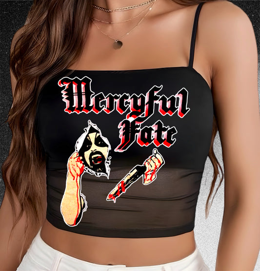 Sheer Crop Top (Mercyful Fate)